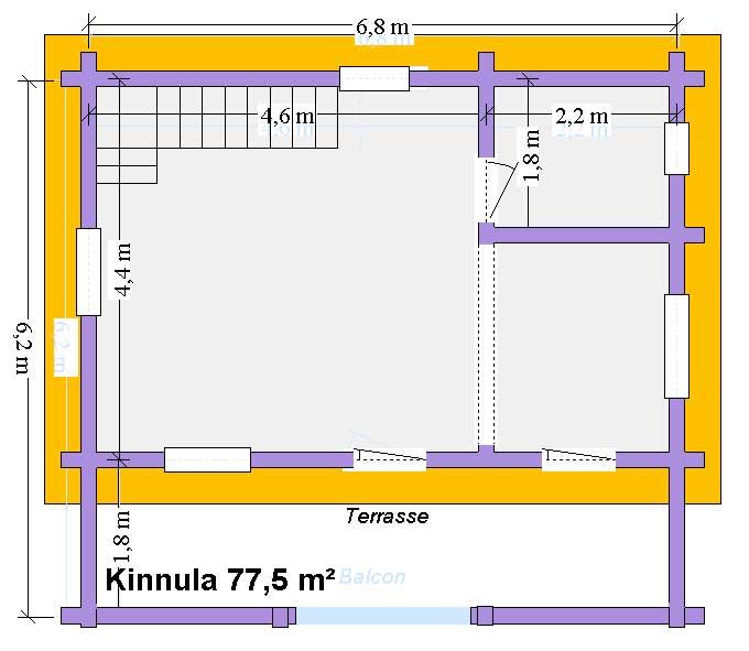 Chalet KINNULA 77.5 m²