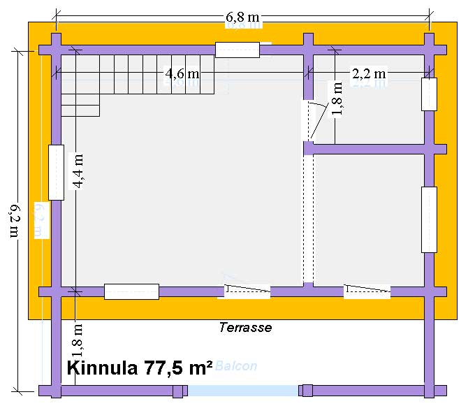 Chalet KINNULA 77.5 m