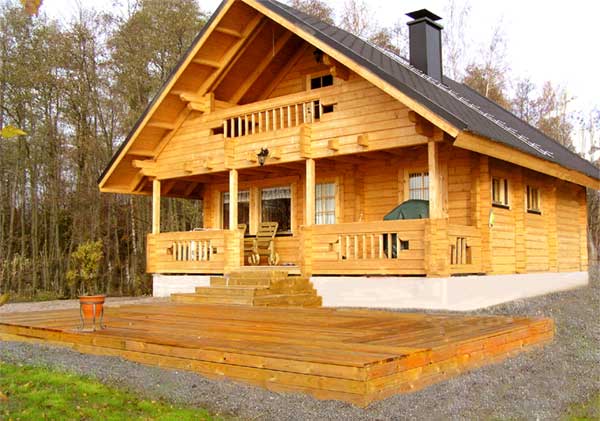 Chalet bois KOUVOLA 118 m