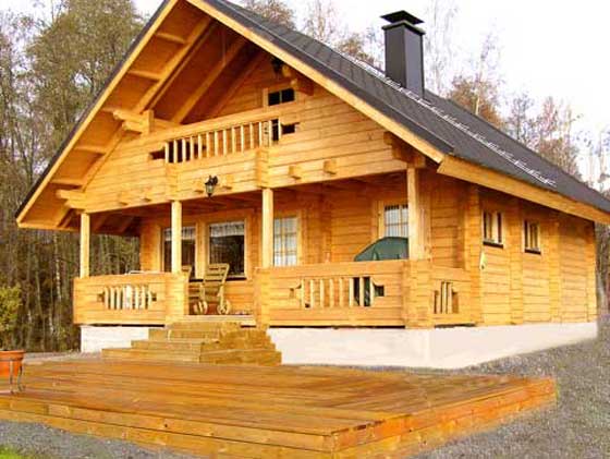 Chalet bois KOUVOLA 130 m